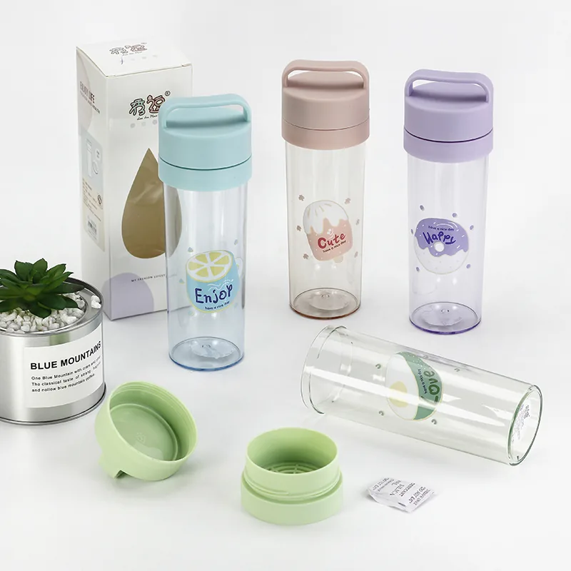 Plastic Leak Proof Sports Travel Water Bottle
