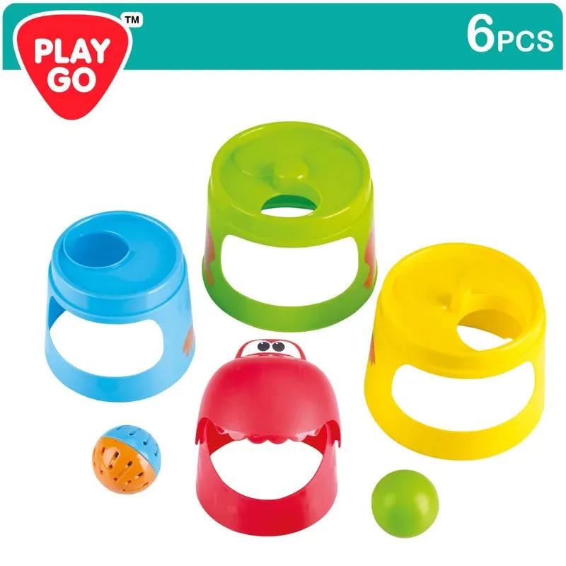 Playgo Baby Building Blocks Dino Stack & Roll 6 Pcs - Image 3