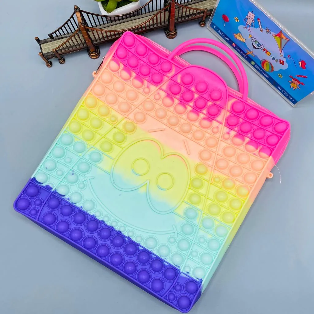 Push Pop It Cartoon Shape Hand Bag - Image 3