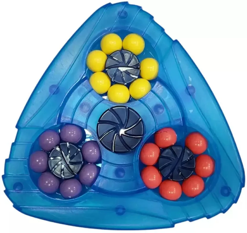 Triangle Puzzle Rotating Magic Bean Spinner - Image 3
