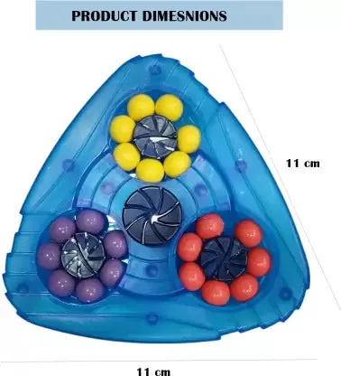 Triangle Puzzle Rotating Magic Bean Spinner - Image 4