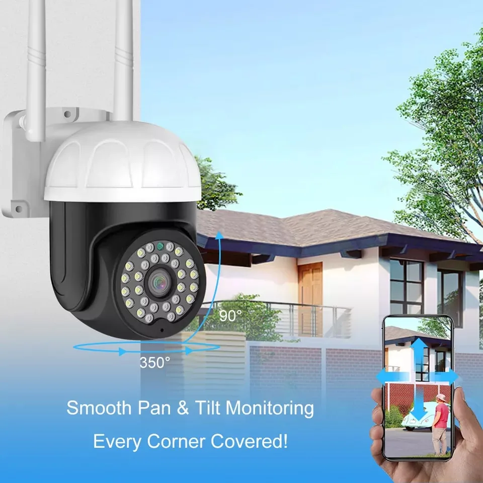 Two-Way Audio Day Night Vision Wireless Wifi Camera - Image 2