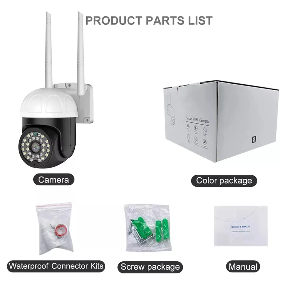 Two-Way Audio Day Night Vision Wireless Wifi Camera - Image 5