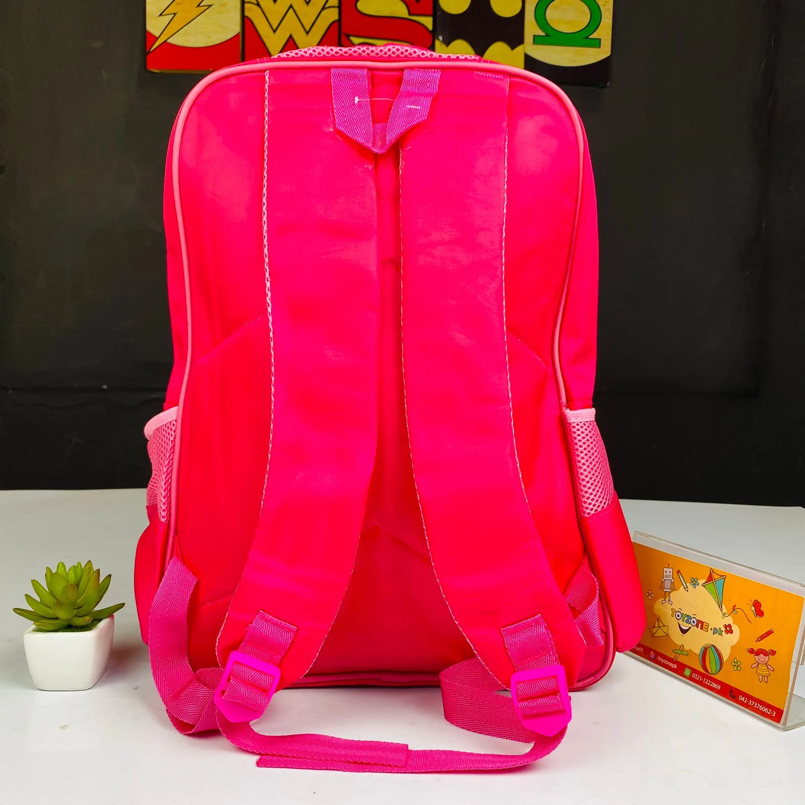 Unicorn Printed Pink School Bag For Kids - Image 2